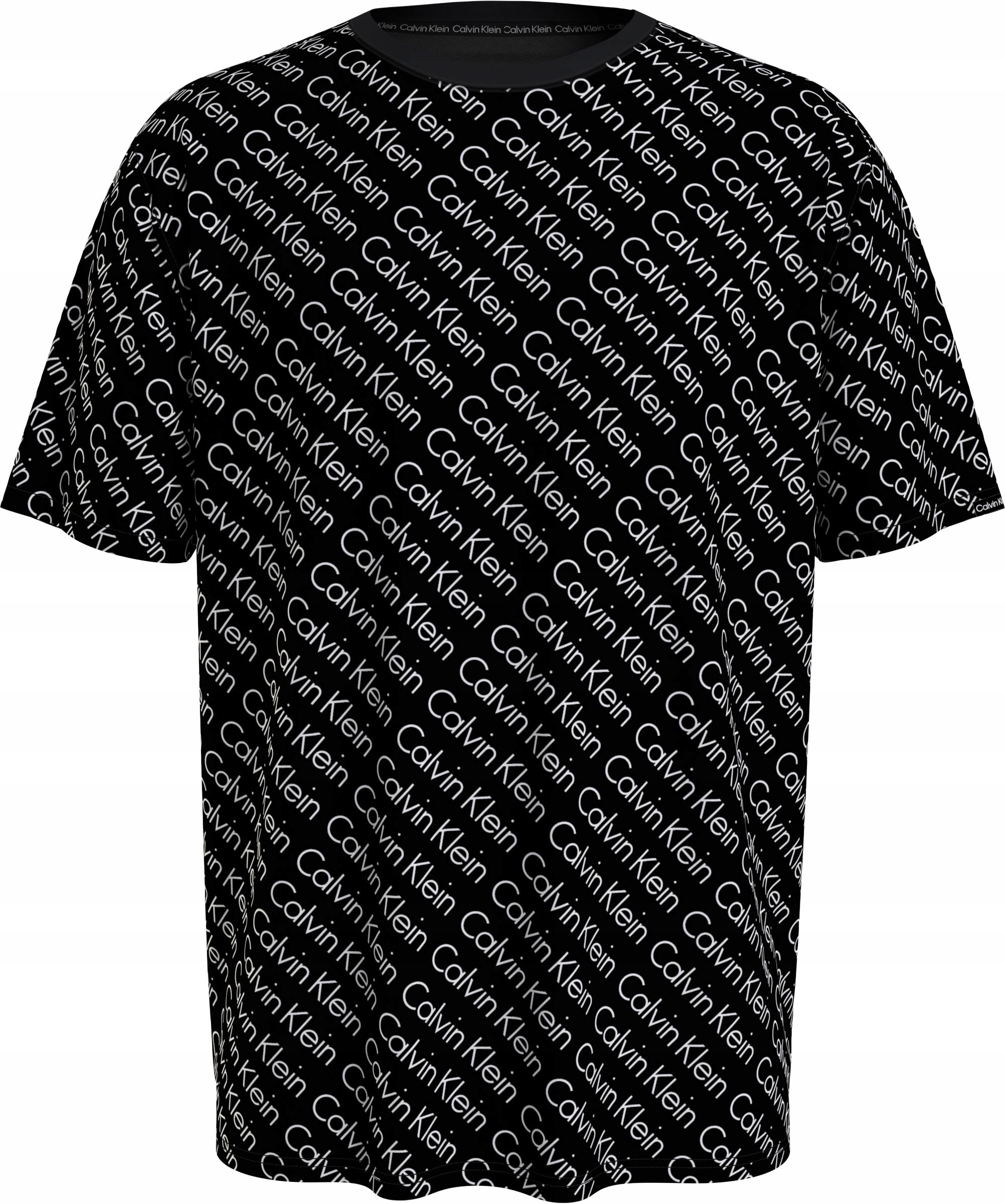 

Calvin Klein Koszulka Męska T-shirt Tee Black r.M