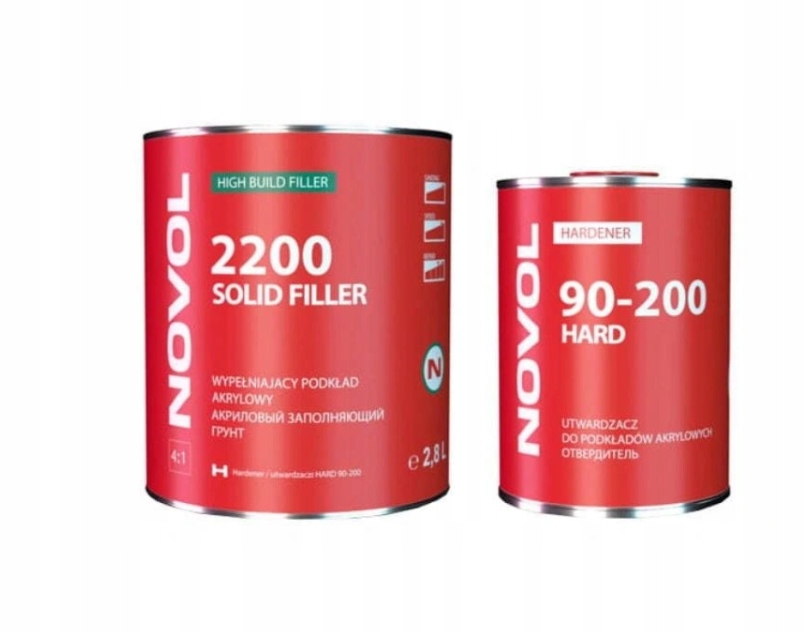 

Novol 2200 Solid Filler Podkład Akrylowy 1L Szary