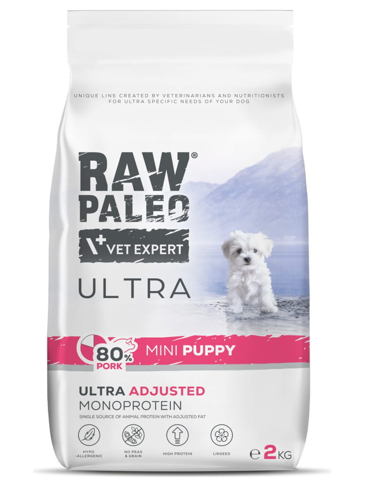 Raw Paleo Ultra Mini Puppy Pork 2kg