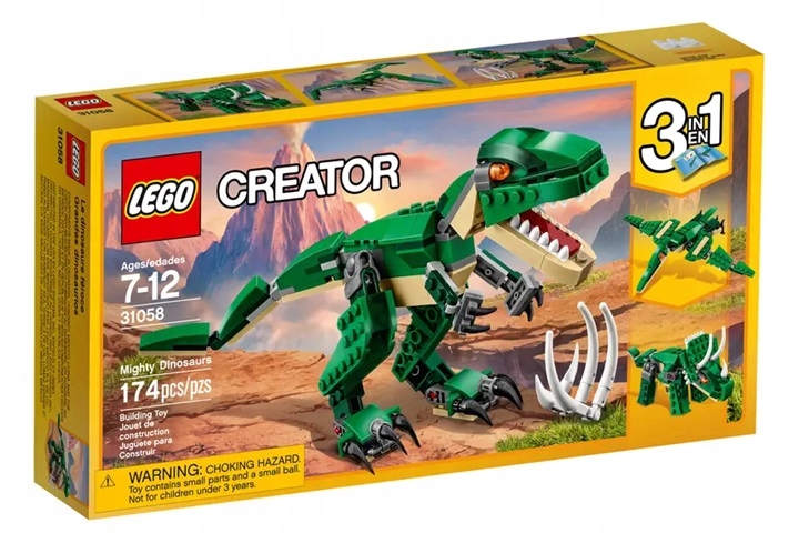 Lego Creator 7-12 Potenciální dinosauři 31058