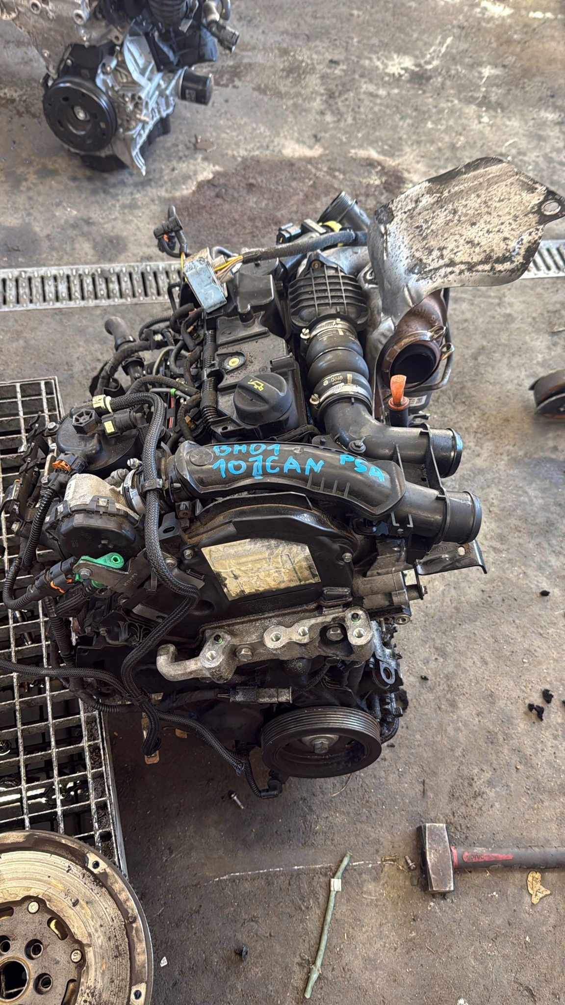 engine complete PEUGEOT CITROEN 1,6 BH01 PSA 10JCAN