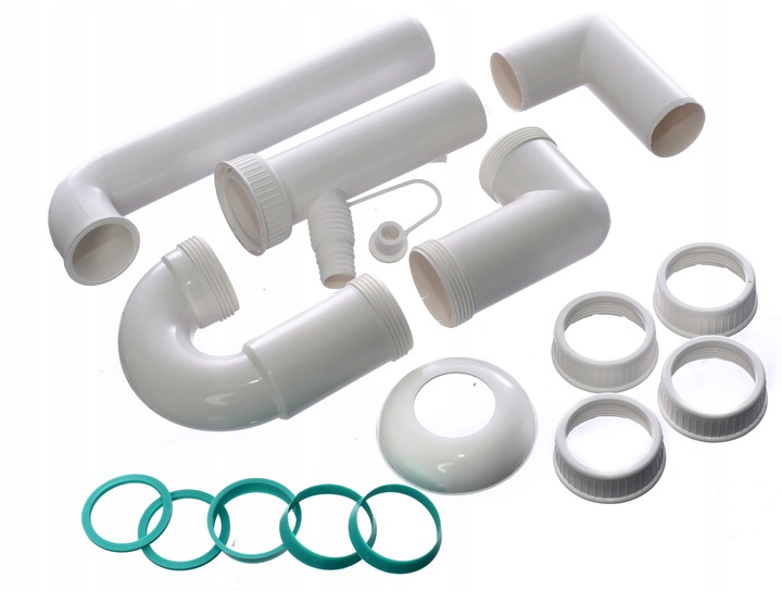 SYFON ZLEWOZMYWAKOWY KUCHENNY AUTOMATYCZNY ROYAL DO ZLEU GRANITOWEGO Materiał tworzywo sztuczne