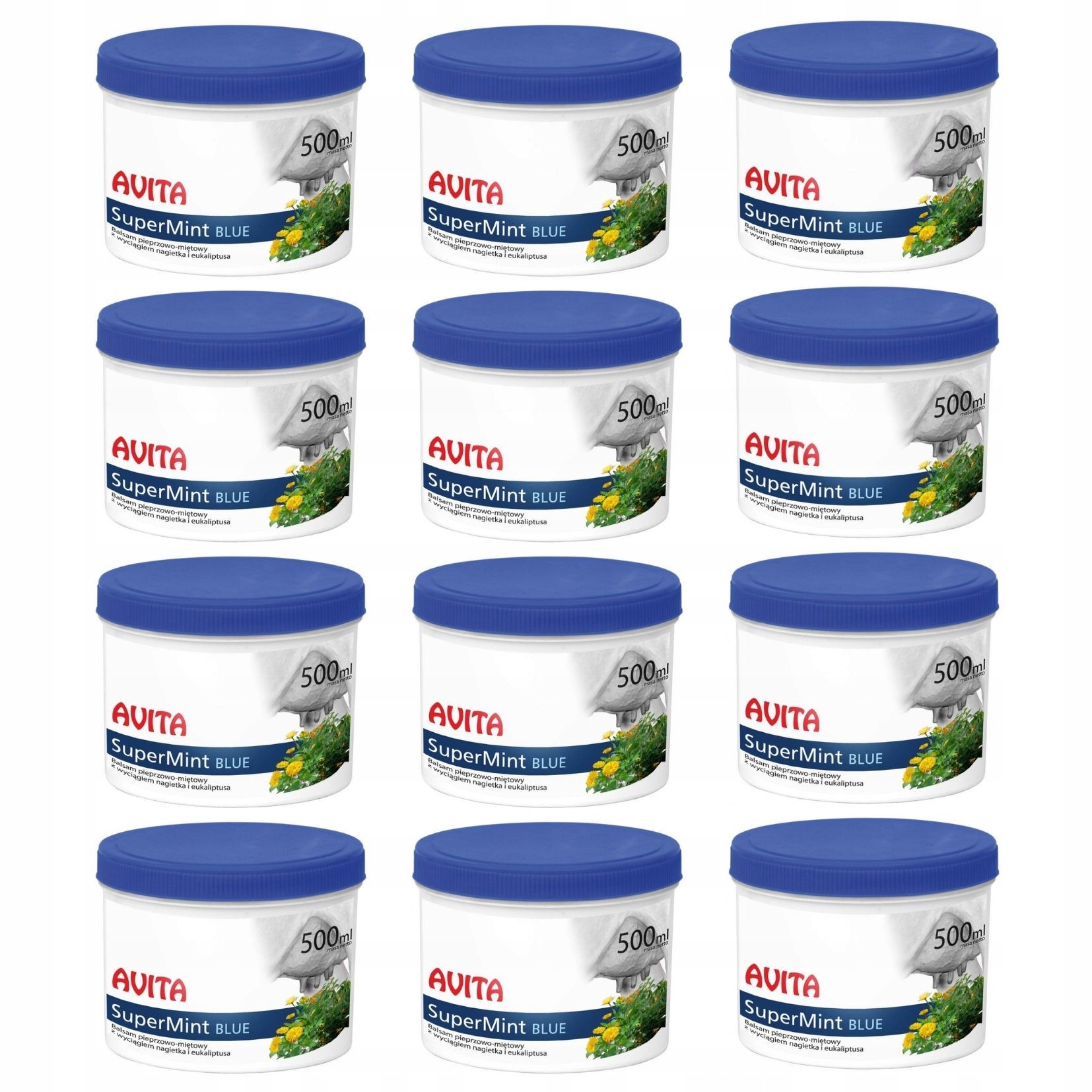 SuperMint modrý v krabičce 500 ml x 12 ks