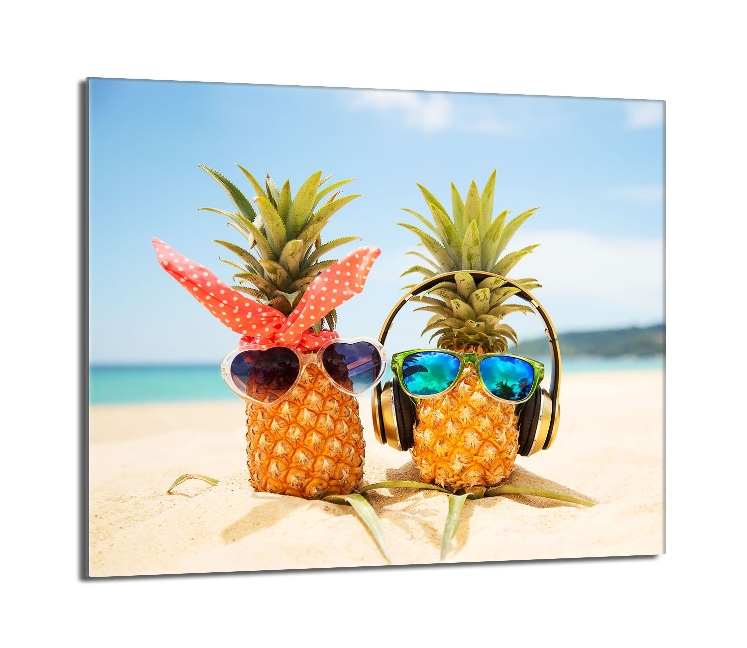 Skleněná ochranná deska na sporák 60x52 Ananas Do Kuchyně