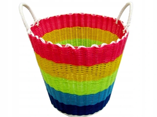

Kosz Koszyk Na Pranie Bieliznę Zabawki KOLOROWY30L