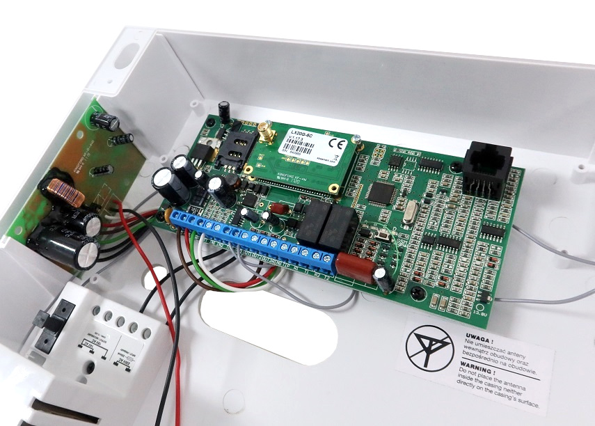 CENTRALA ALARMOWA NADAJNIK TRANSFORMATOR LX20G-5C Marka EBS