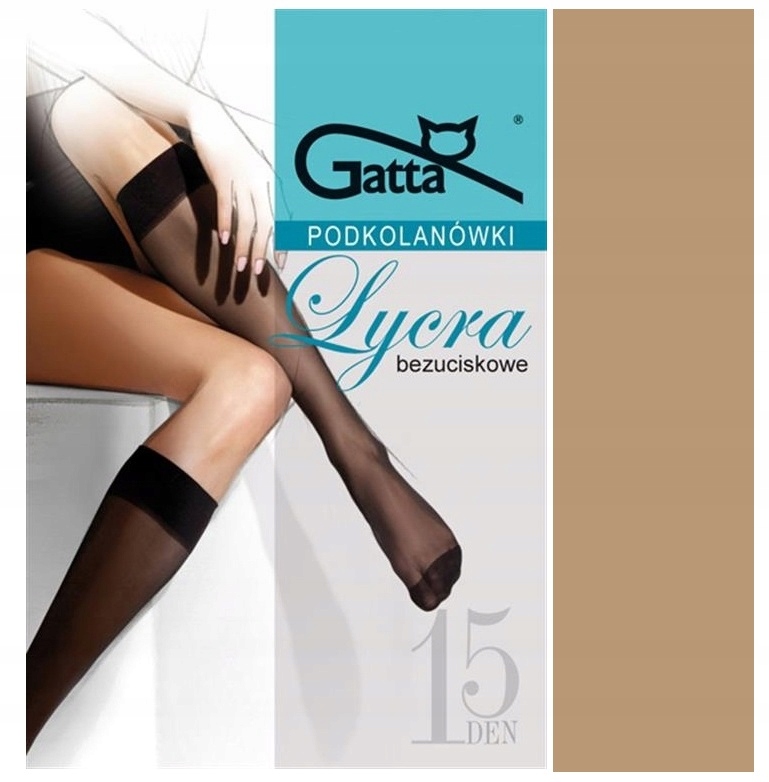 

Gatta Lycra 15den podkolanówki antilope 2pary