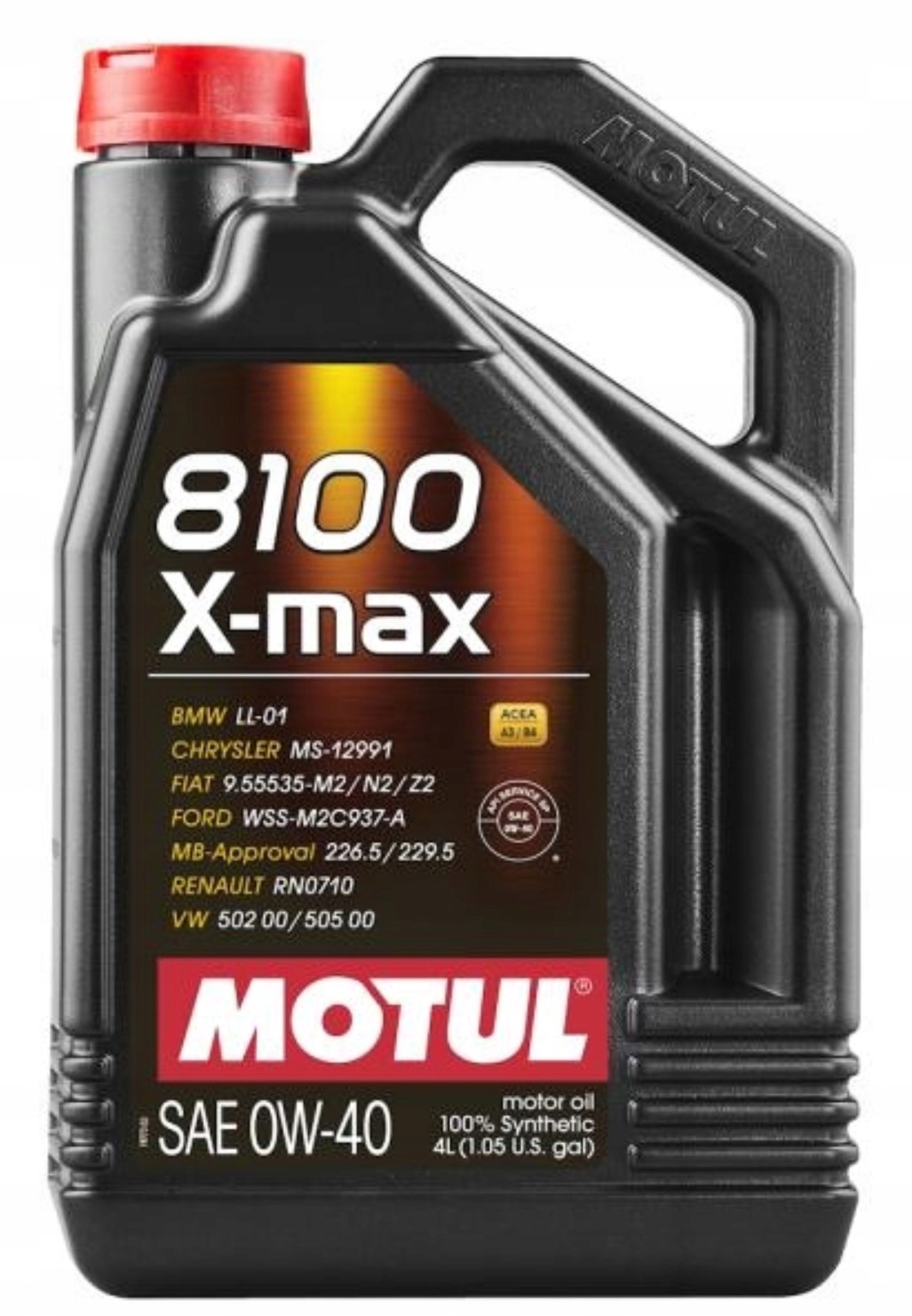 Motorový olej Motul 8100 X-max 0W-40 4L