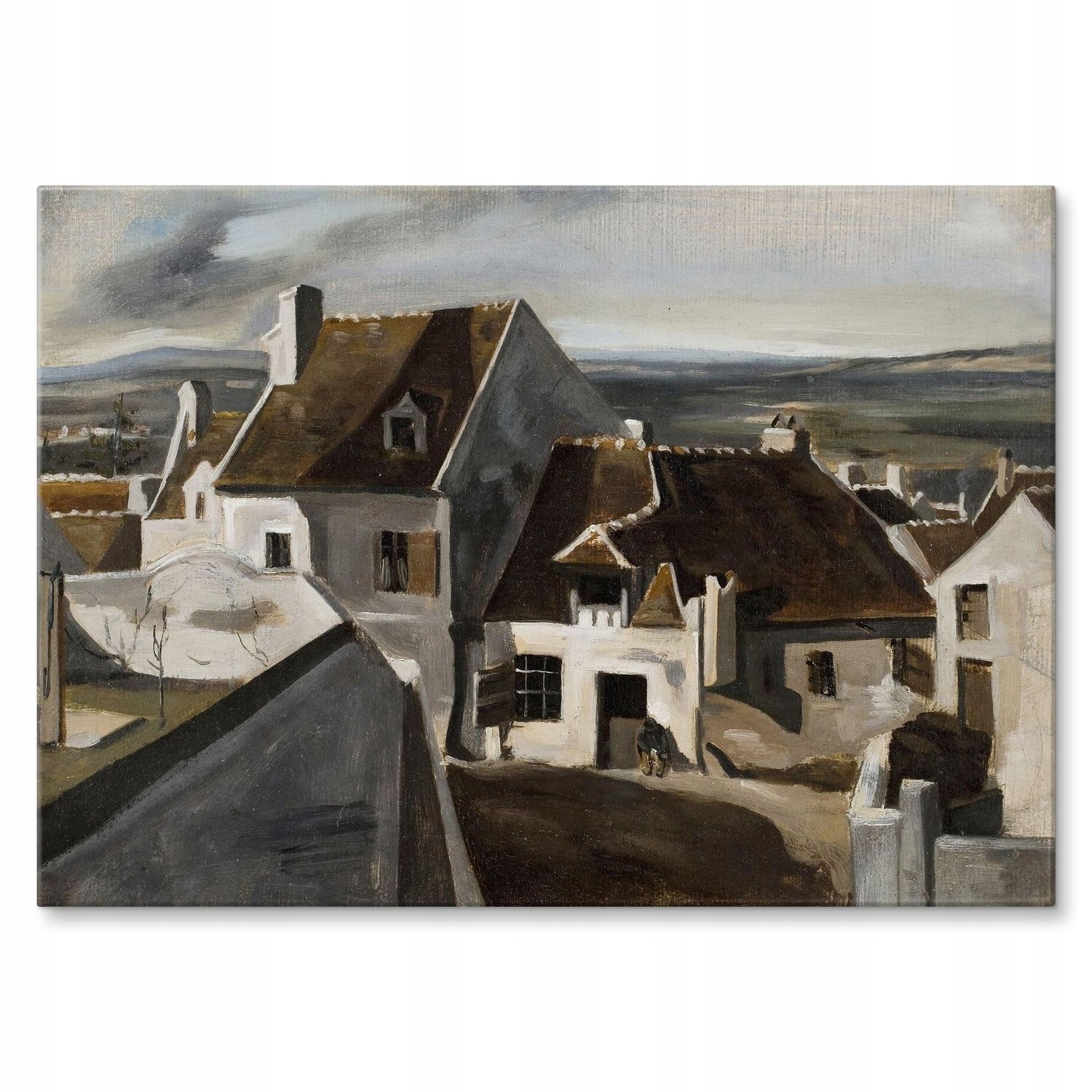 Kovový plakát The Inn Camille Corot Dárek 42 x 59 cm