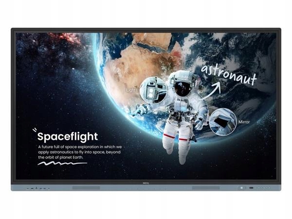 BenQ LCD RM6504 65" Ips Touch/3840 × 2160/1200:1/8 ms/400 nits/3xHDMI/VGA/D