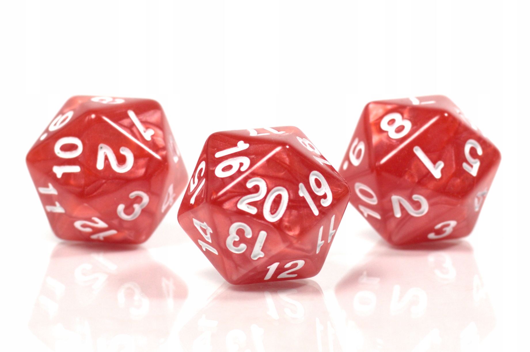 ZESTAW 5 KOSTEK K20 RPG Z PIEKIEŁ KOŚĆ DWUDZIESTOŚCIENNA Liczba ścian 20