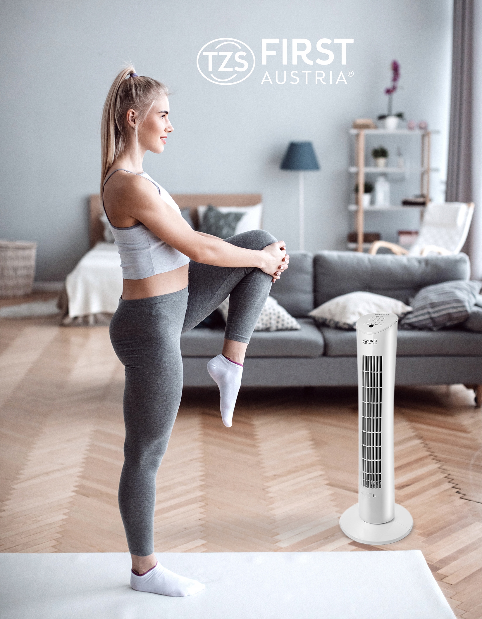 Wentylator kolumnowy TRYBY NATURE SLEEP First Austria Funkcje oscylacja automatyczna timer