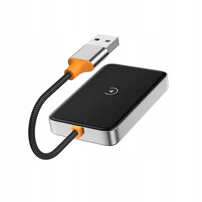 Adaptér pro bezdrátový Carplay a Android Auto černý