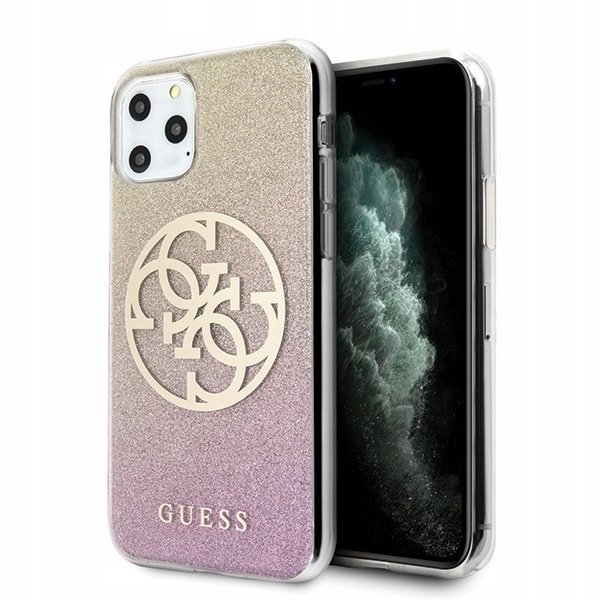 

Guess iPhone 11 Pro Max różowo-złoty