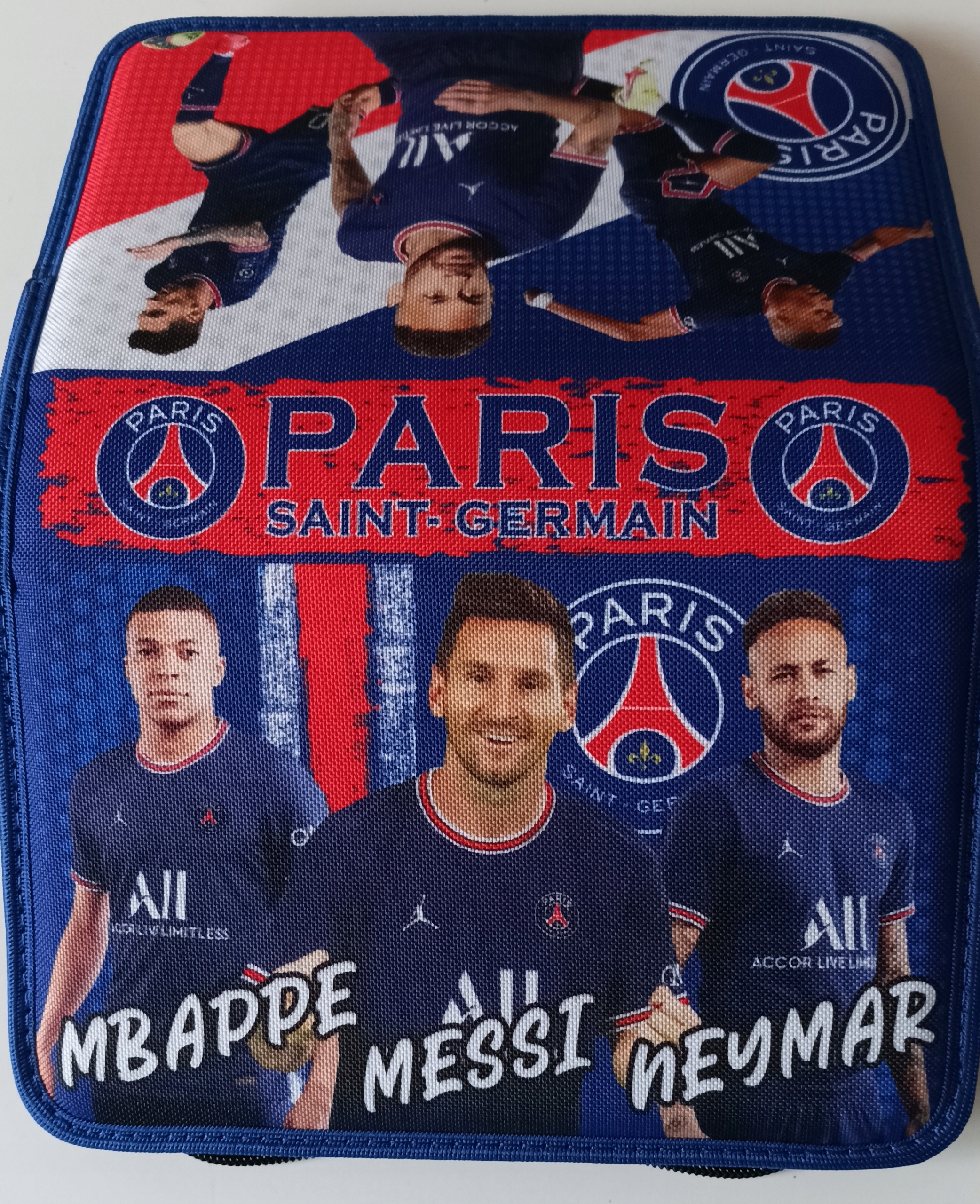 Rozkladací peračník LEO MESSI MBAPPE NEYMAR PSG Značka PARI