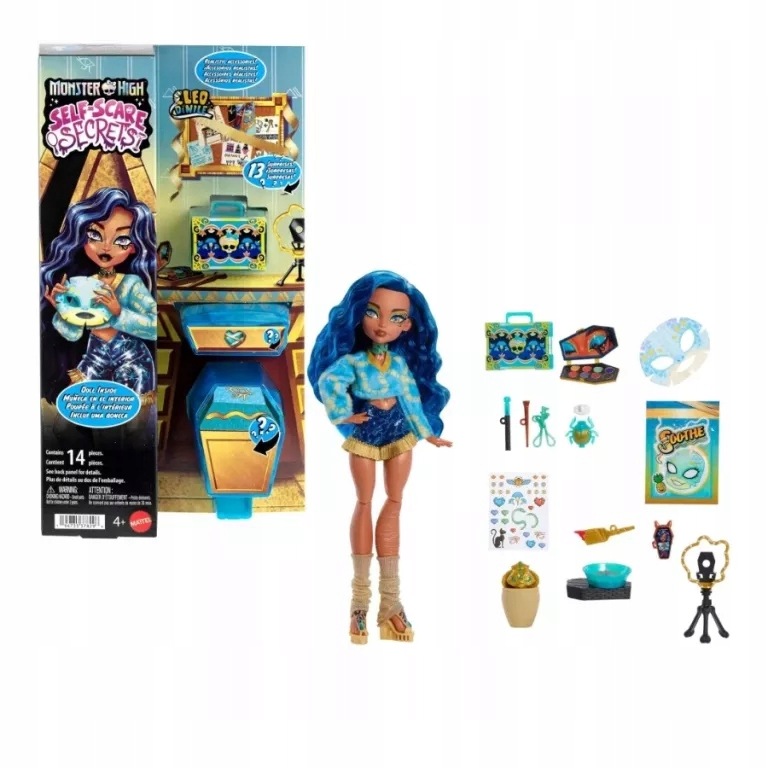Lalka Monster High Frankie Stein, Self-scare Secrets Akcesoria
