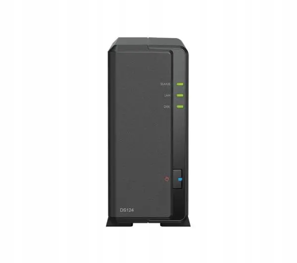 Dysk sieciowy Synology DS124 Serwer plików Nas jednozatokowy