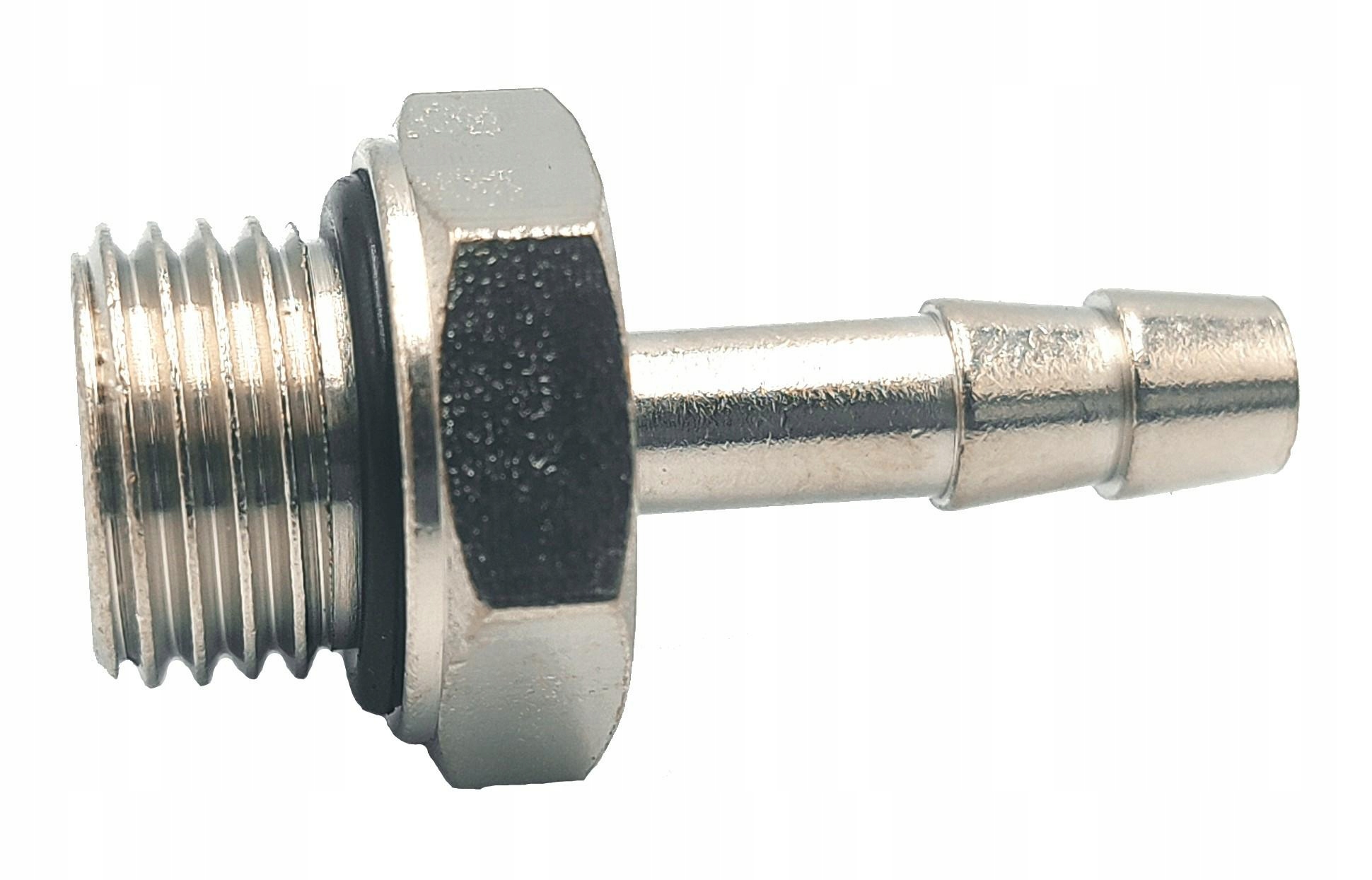 

Króciec na wąż 6mm z gwintem 1/4 Z Gz metal
