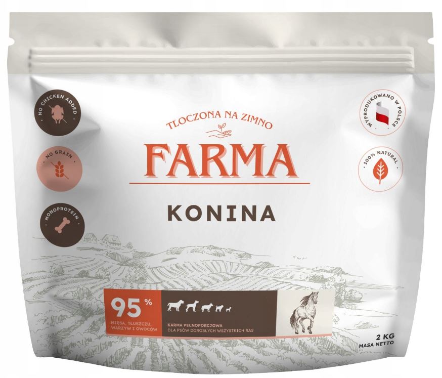 Farma Tłoczona na Zimno Konina 2 kg