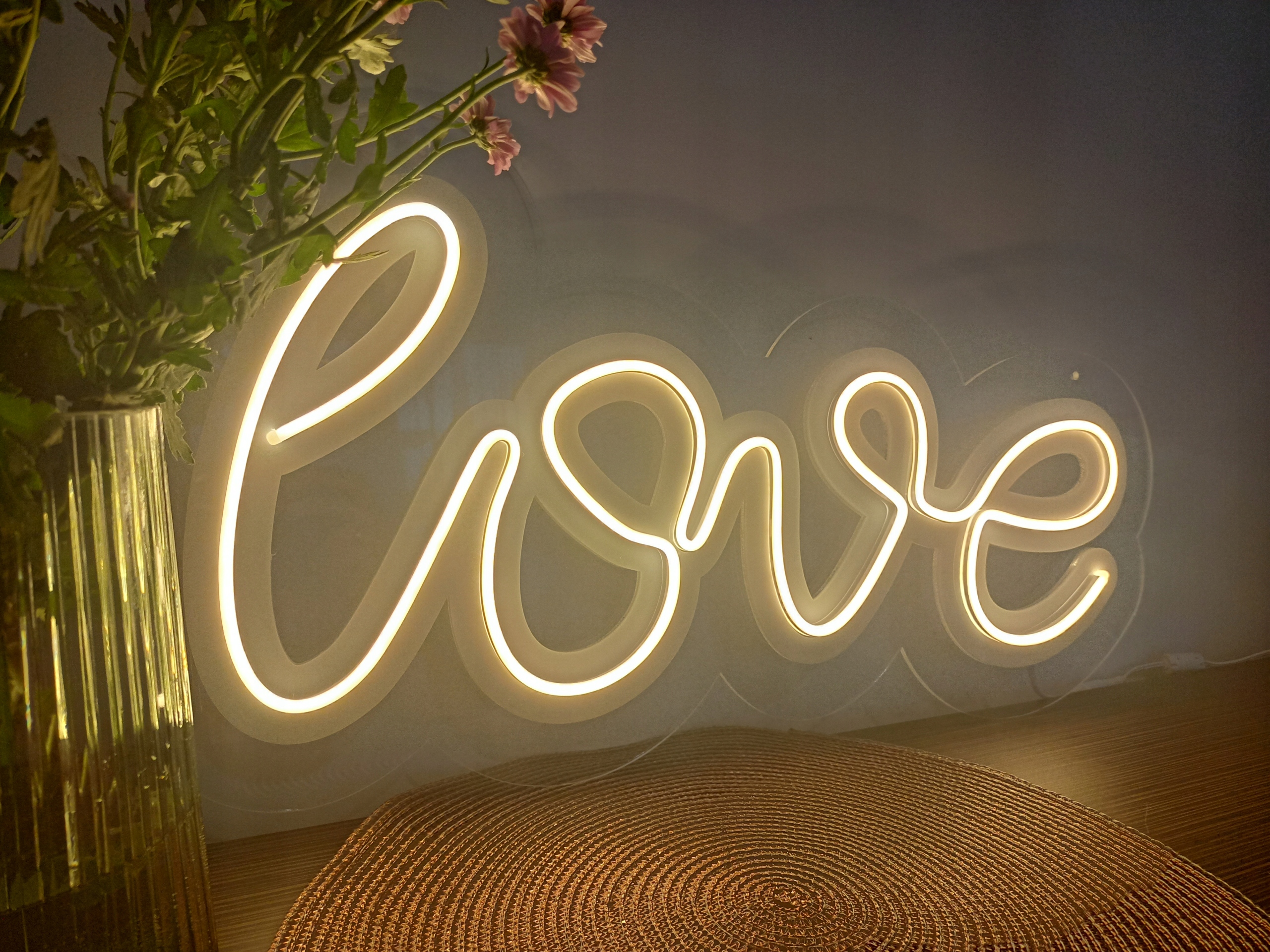 DUŻY podświetlany napis dekoracja na ślub MIŁOŚĆ Płeć uniseks