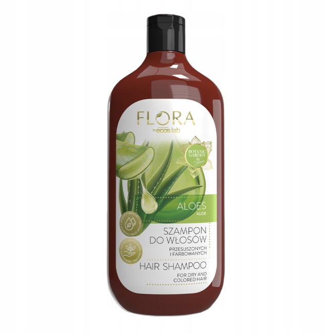 Flora Aloes Szampon do włosów farbowanych 500ml