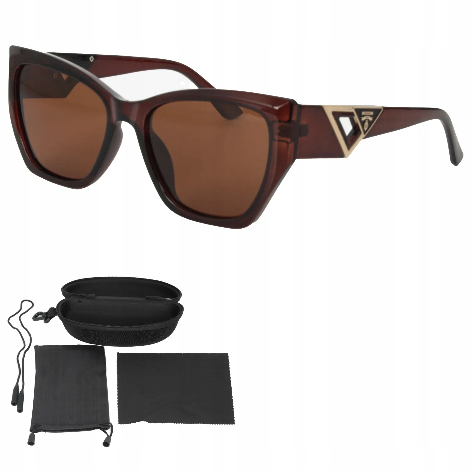 Polar Fashion PR9127C2 Hnědé polarizační sluneční brýle