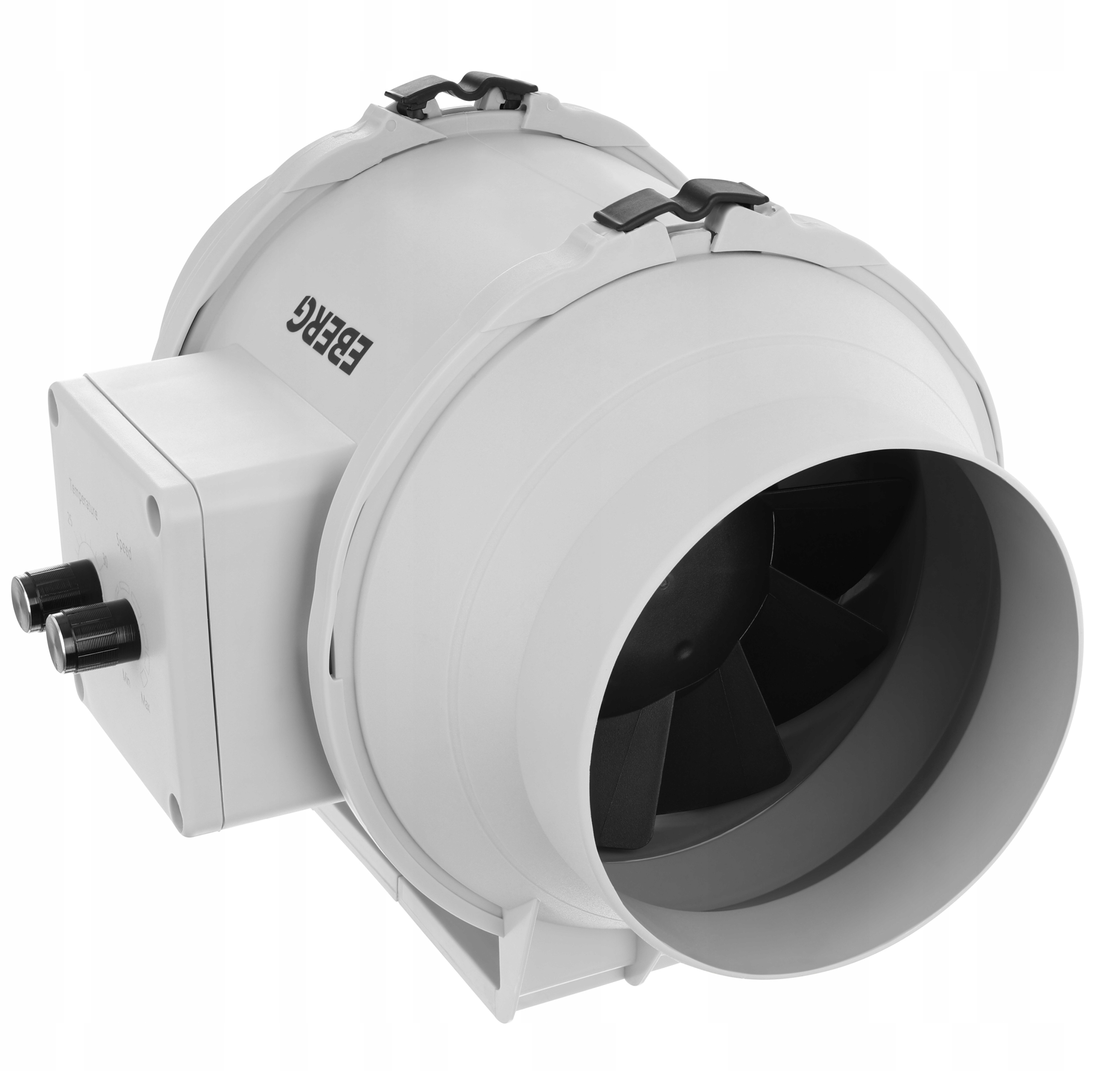 Wentylator kanałowy Eberg Emax Grow 125 Ec 355m3/h Termostat Regulator