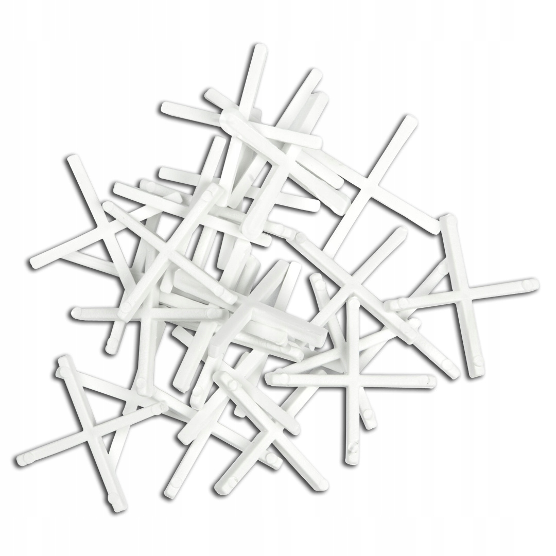 

Krzyżyki dystansowe do płytek glazury 2mm, 200szt