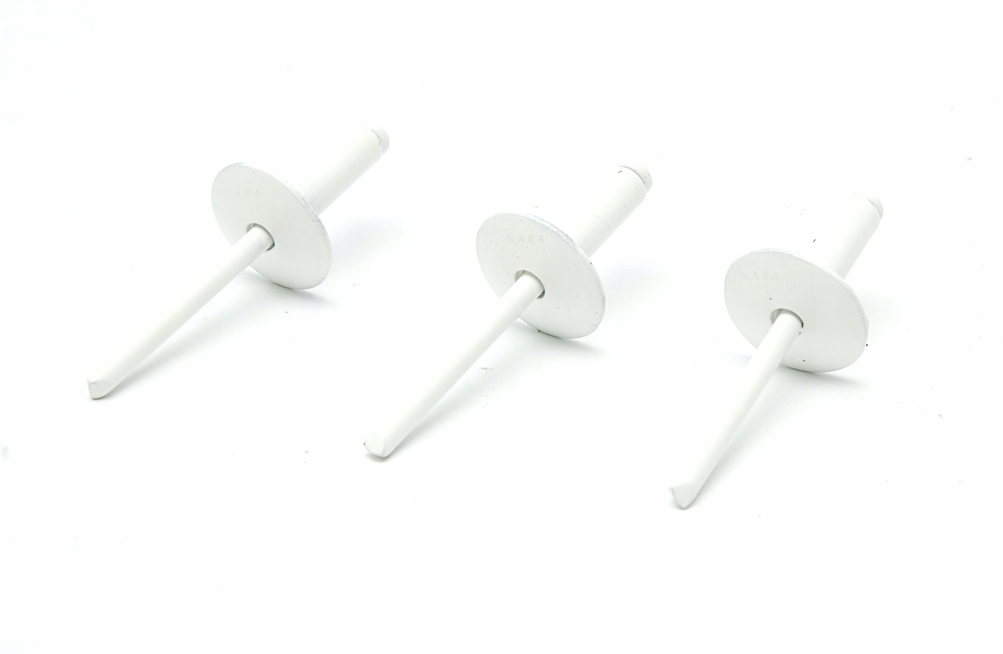 

Nity Kolorowe Szeroki 4,8X10 Biały Ral 9010 100szt