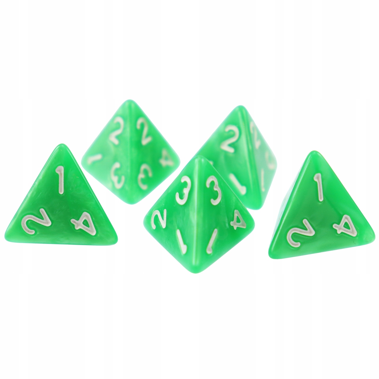 KOSTKA RPG LEŚNY ZAKĄTEK DRIAD KOŚĆ CZTEROŚCIENNA K4 Liczba ścian 4