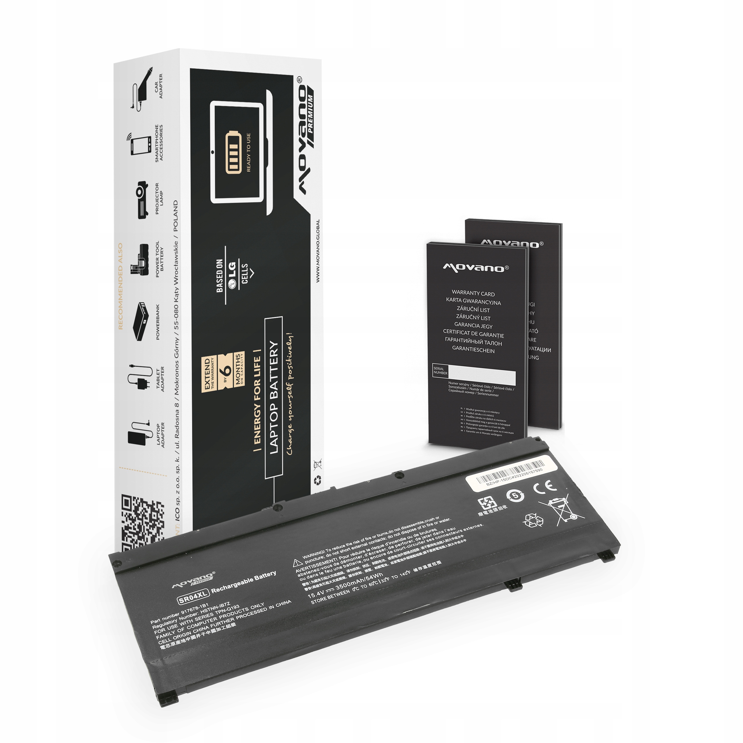 

Bateria SR04XL TPN-C133 do Hp Omen 15-DC 15-CE