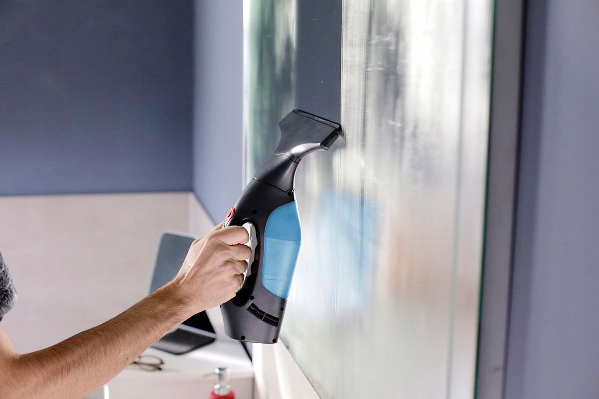 Vileda Windomatic Power Myjka Do Szyb Okien Maksymalna szerokość ściągaczki 27 cm