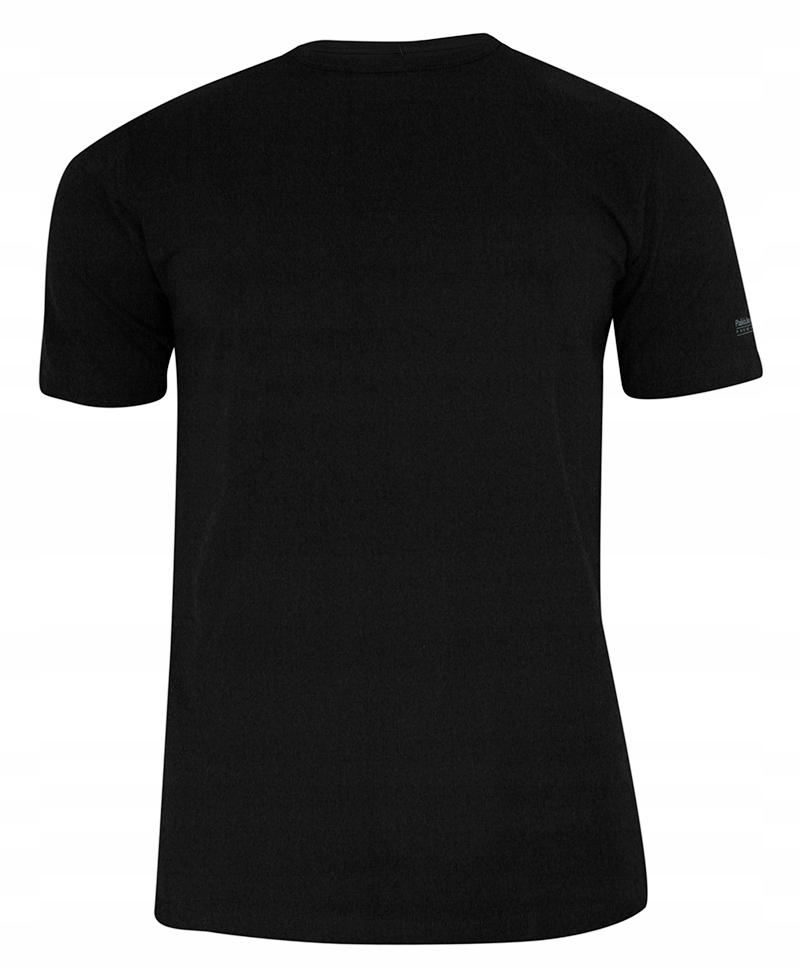 

Czarny Gładki Bawełniany T-shirt -pako Jeans- M