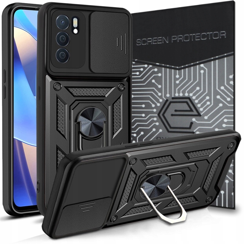 

Case Obudowa Etui Pancerne+szkło do Oppo Reno 6 5G