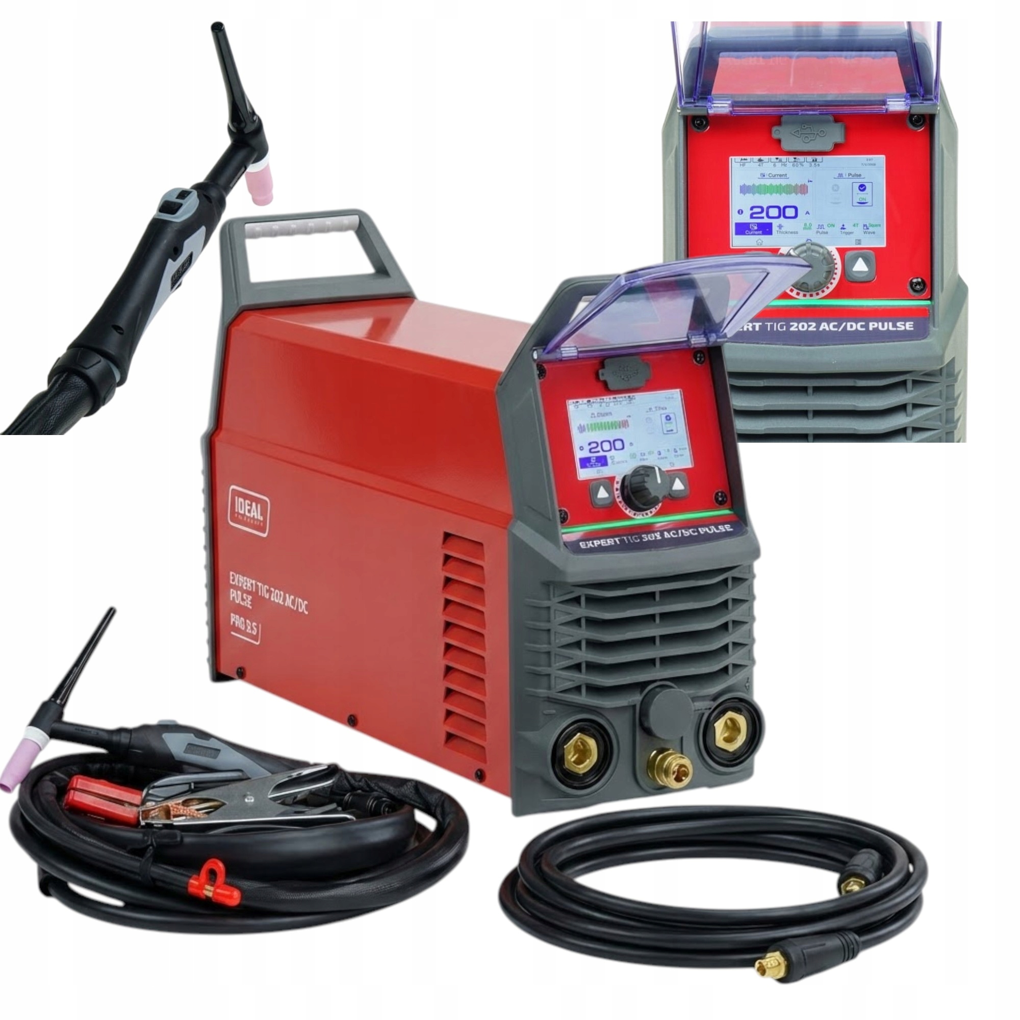 Invertorová svářečka Ideal EXTIG202AC 230V 200A Mma/tig LCD