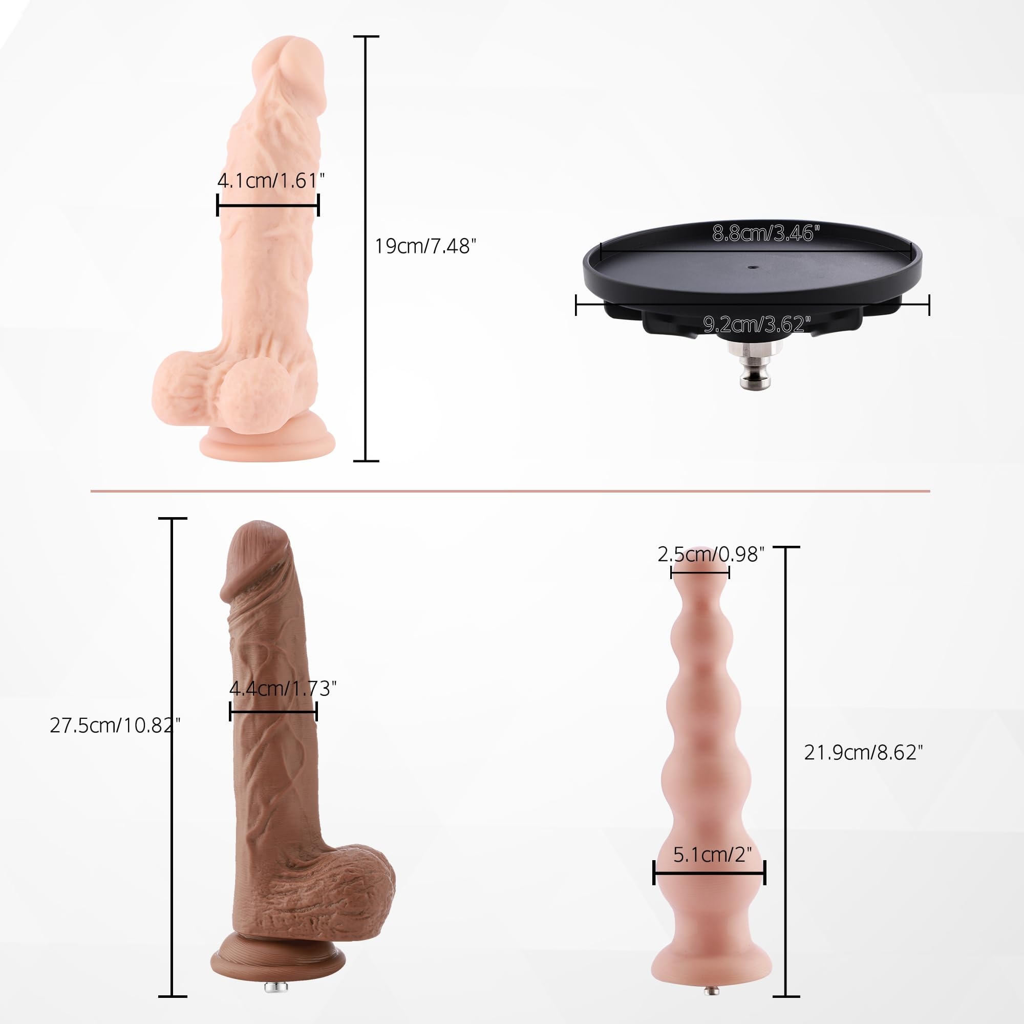 PREMIUM Maszyna Seksualna Dla Dorosłych Z Regulacją Zdalna — miniatura 5