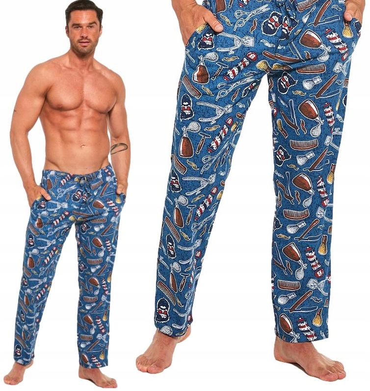 

Spodnie piżamowe męskie Cornette 691/33 Proste / L