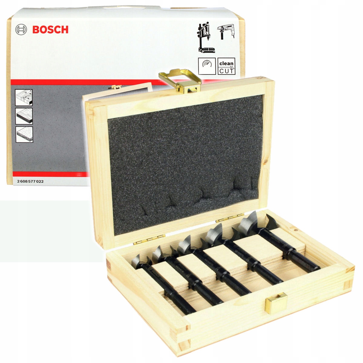 

Bosch Zestaw 5 Wierteł Sednik 15-35mm Do Drewna