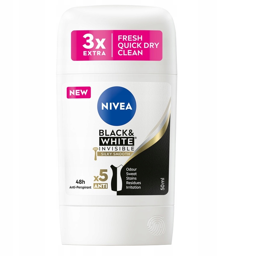 

Nivea Deo. Biały Sztyft Silky Smooth 50ML