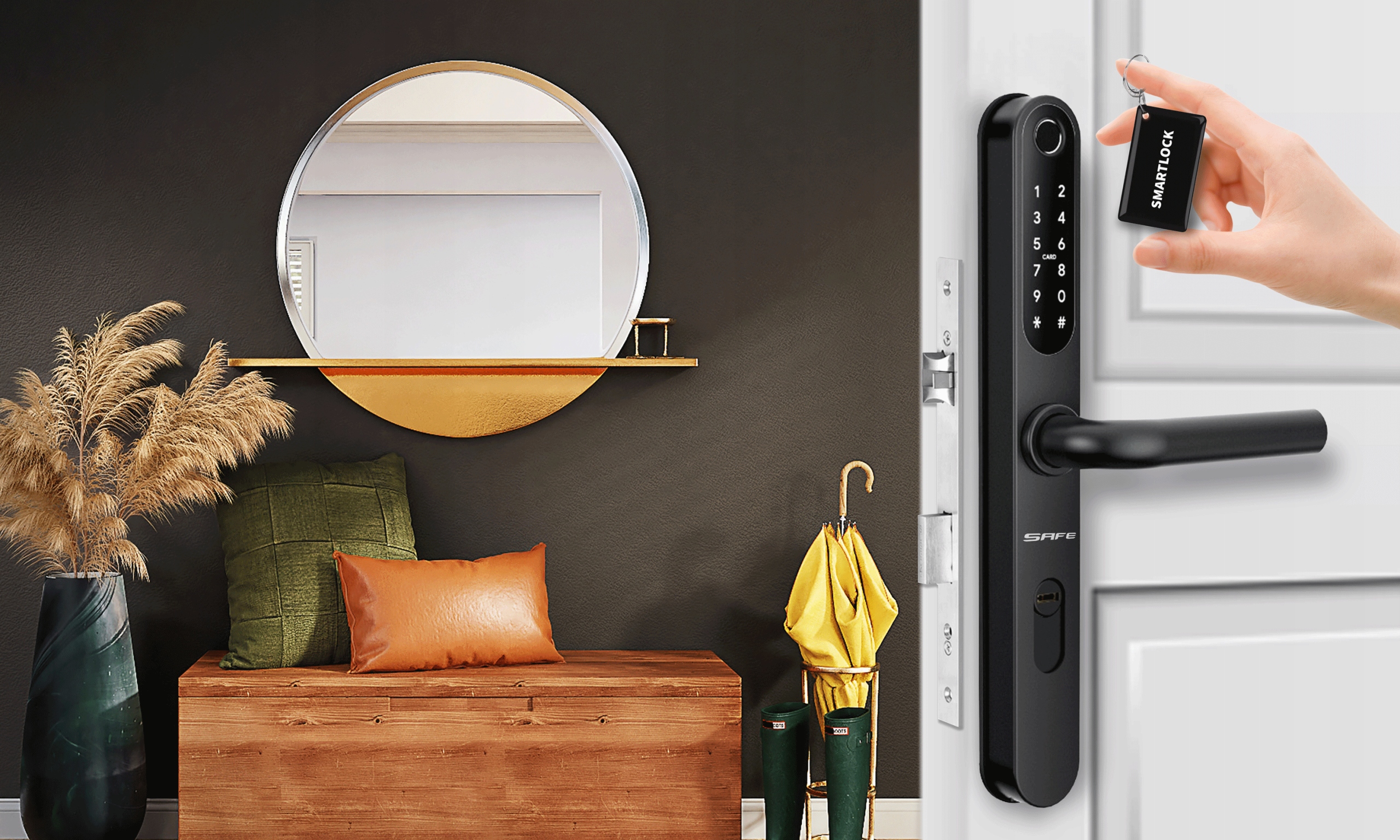 Brelok breloczek zbliżeniowy MiFare 13,56MHz (K1) do zamków SMARTLOCK RFID Rodzaj brelok