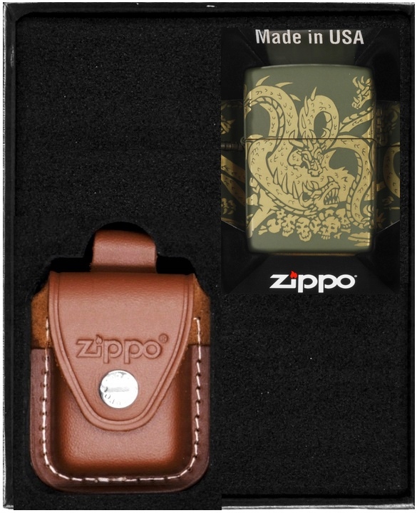 Sada Zippo Zapalovač Dragon Design Dárkový No2