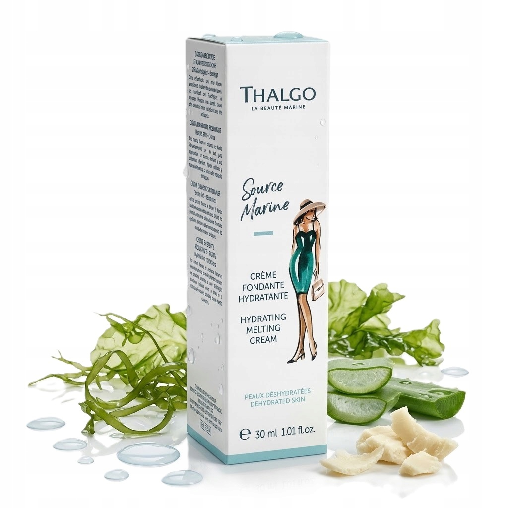 Krem do twarzy nawilżająco-otulający 30 ml skóra sucha normalna Thalgo