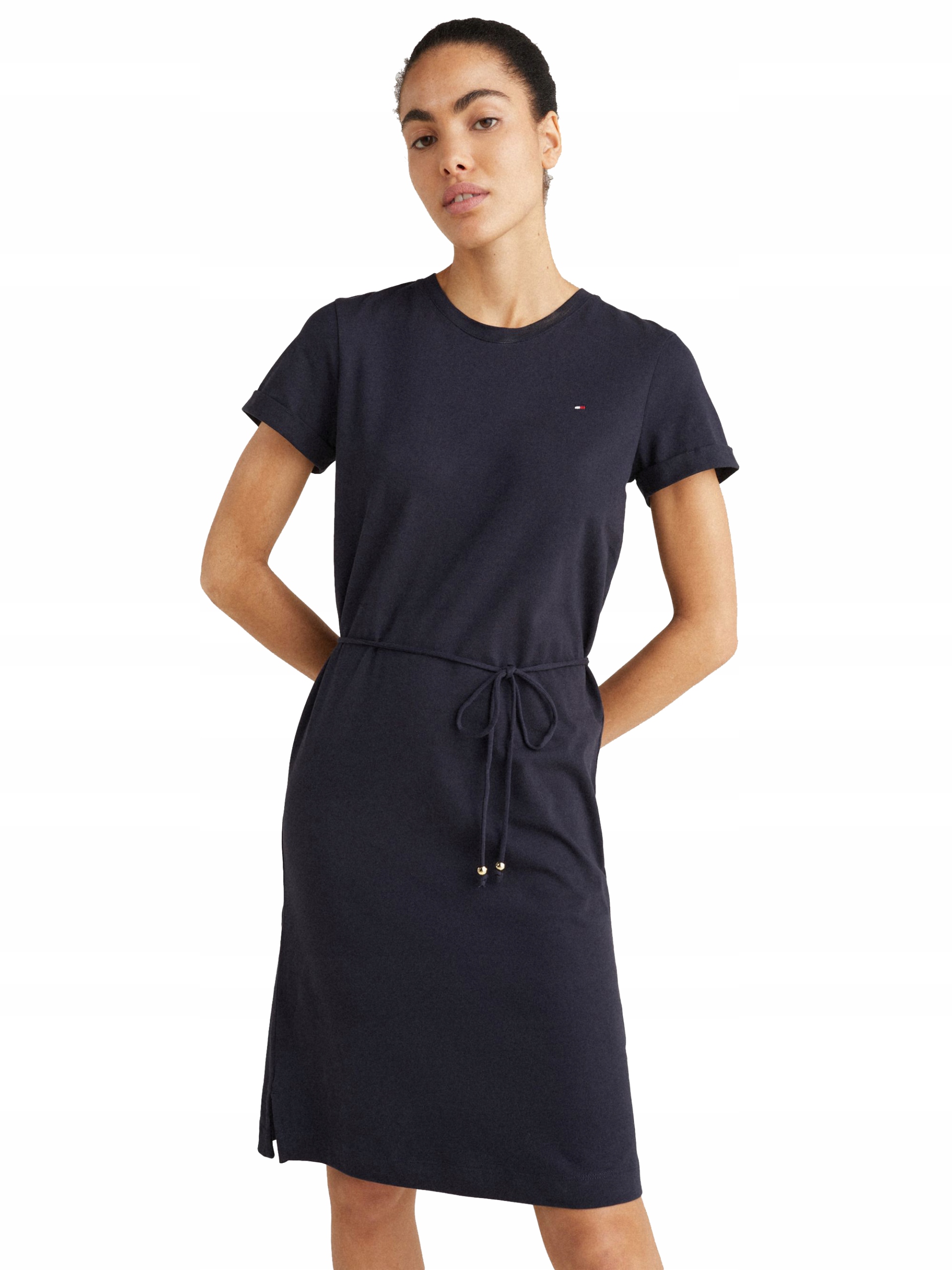 

Tommy Hilfiger Sukienka Damska Th Cool Navy r. Xs