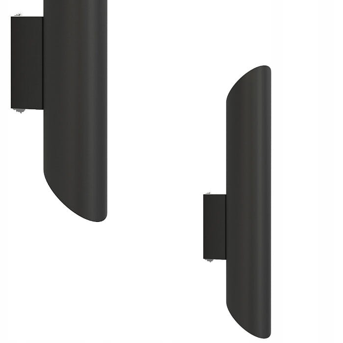 Černé nástěnné svítidlo seříznutá trubka Eye Wall Cut 7994 světlo nahoru dolů Nowodvorski