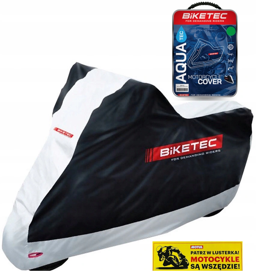 

Wodoodporny Pokrowiec Na Moto Biketec Aquatec M