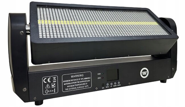 STROBOSKOP BLINDER OŚWIETLACZ EFEKT LED RGB+CW OŚWIETLENIE SCIENY DEKORACJA Stan opakowania oryginalne