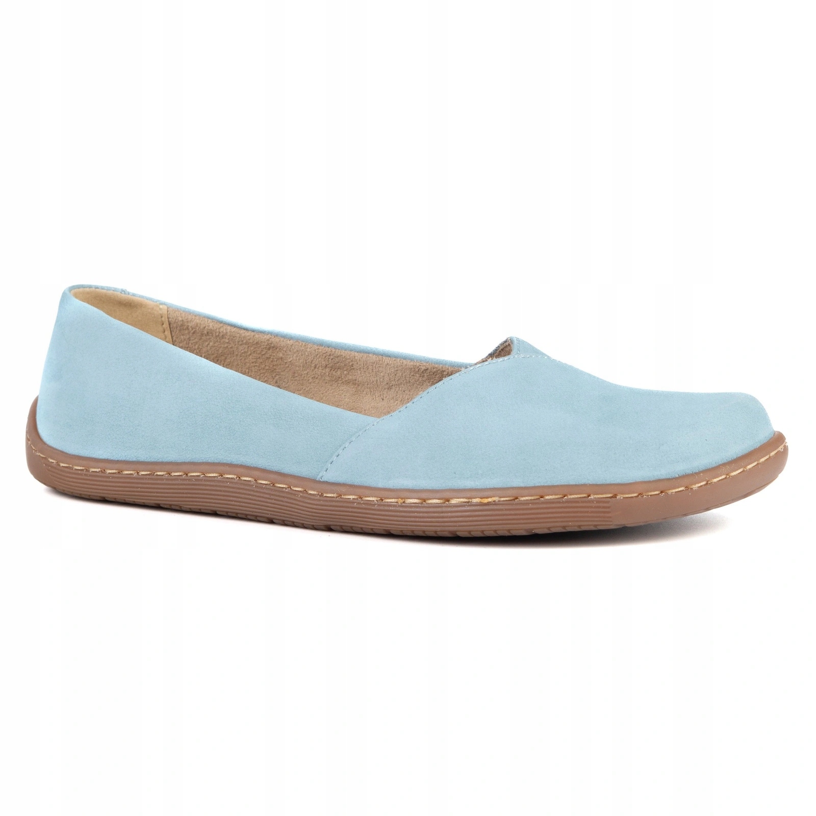 Dámské elegantní barefoot baleríny Maelle modré 38