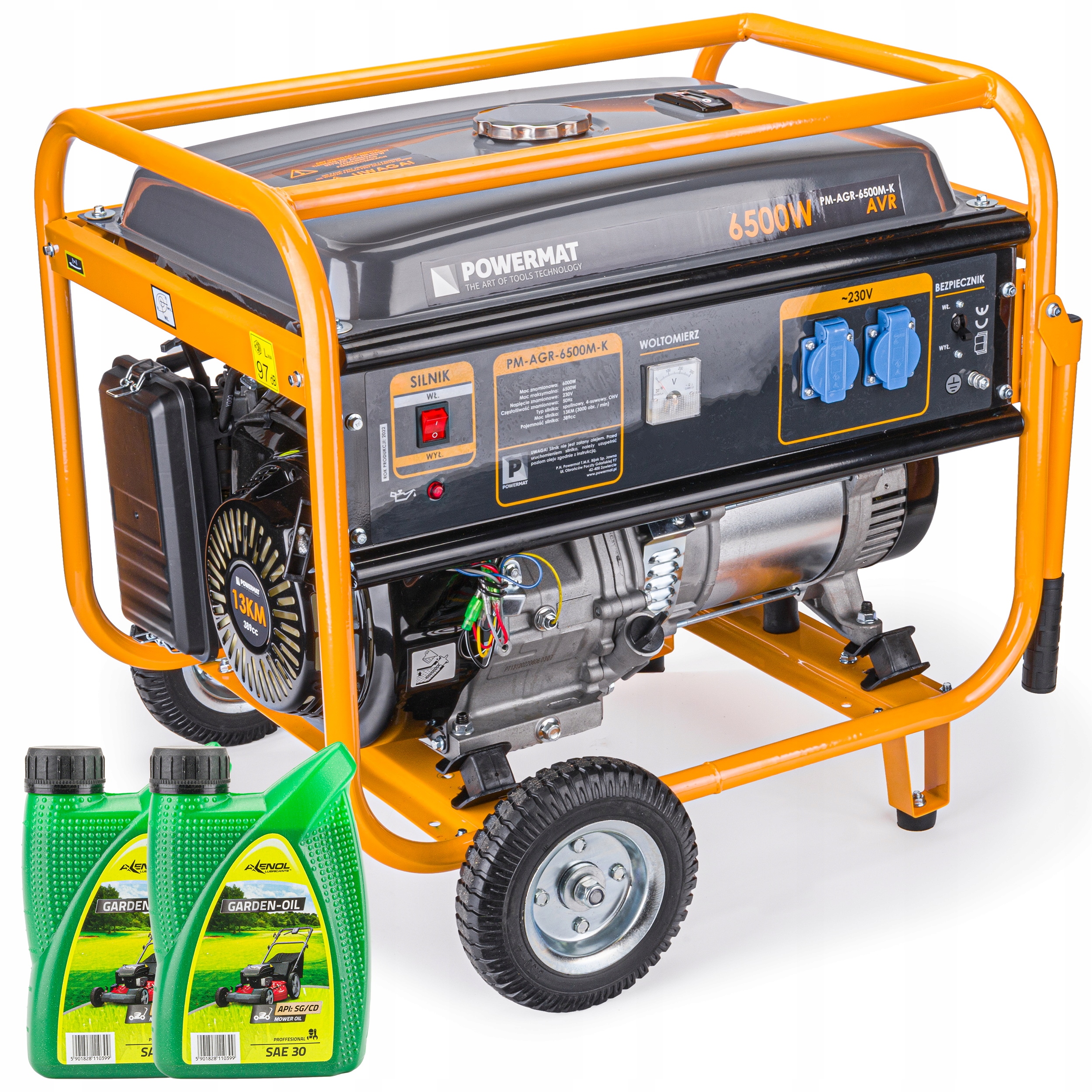 

Agregat Prądotwórczy Generator 6500W 230V Avr