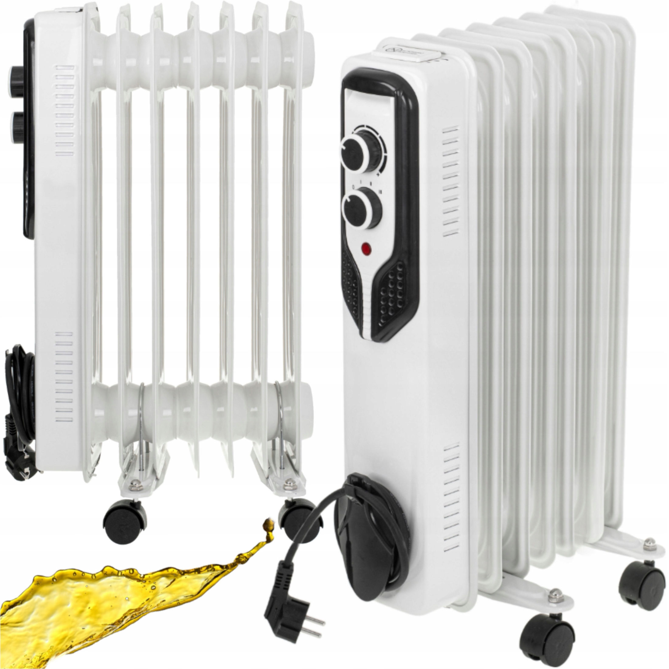 Prenosné Vykurovanie Olejový Radiátor Najviac Energeticky Úsporný 7 Rebier