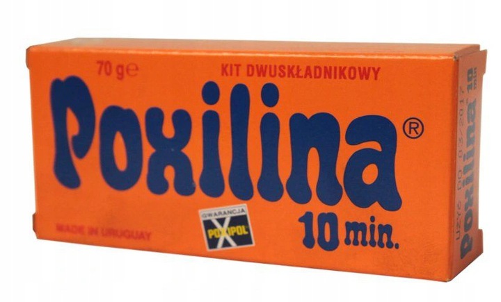 

Poxilina, Klej, kit, uszczelniacz 70g/38ml.